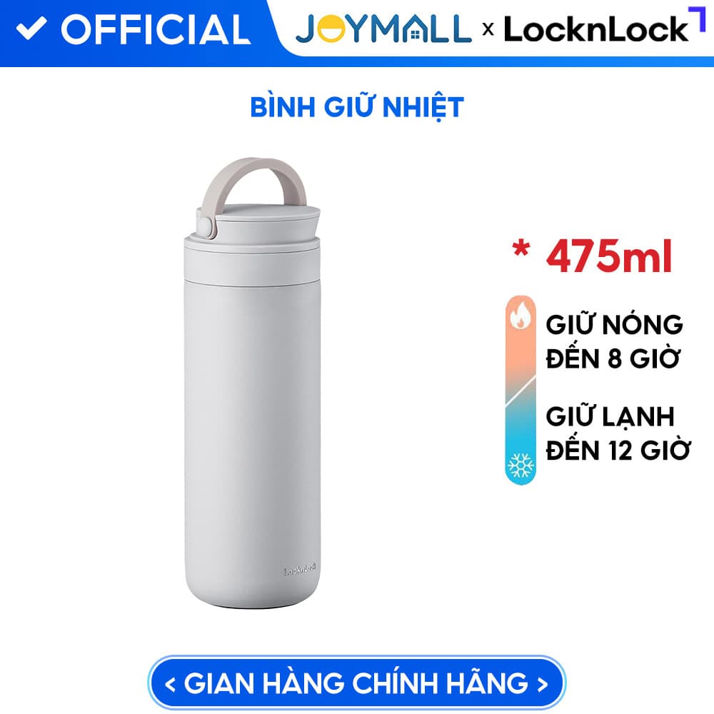 Bình giữ nhiệt LocknLock Metro Two Way LHC4274WHT 475ml Trắng