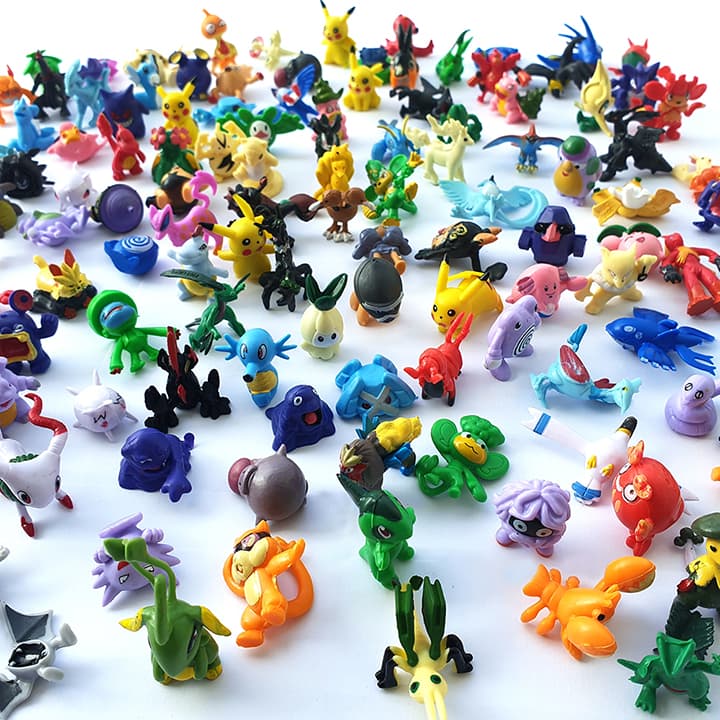 Pokémon Bộ sưu tập đồ chơi mô hình Pokémon vui nhộn 120 chi tiết