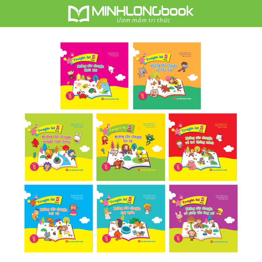 Combo Truyện Kể 5 Phút 8 Cuốn