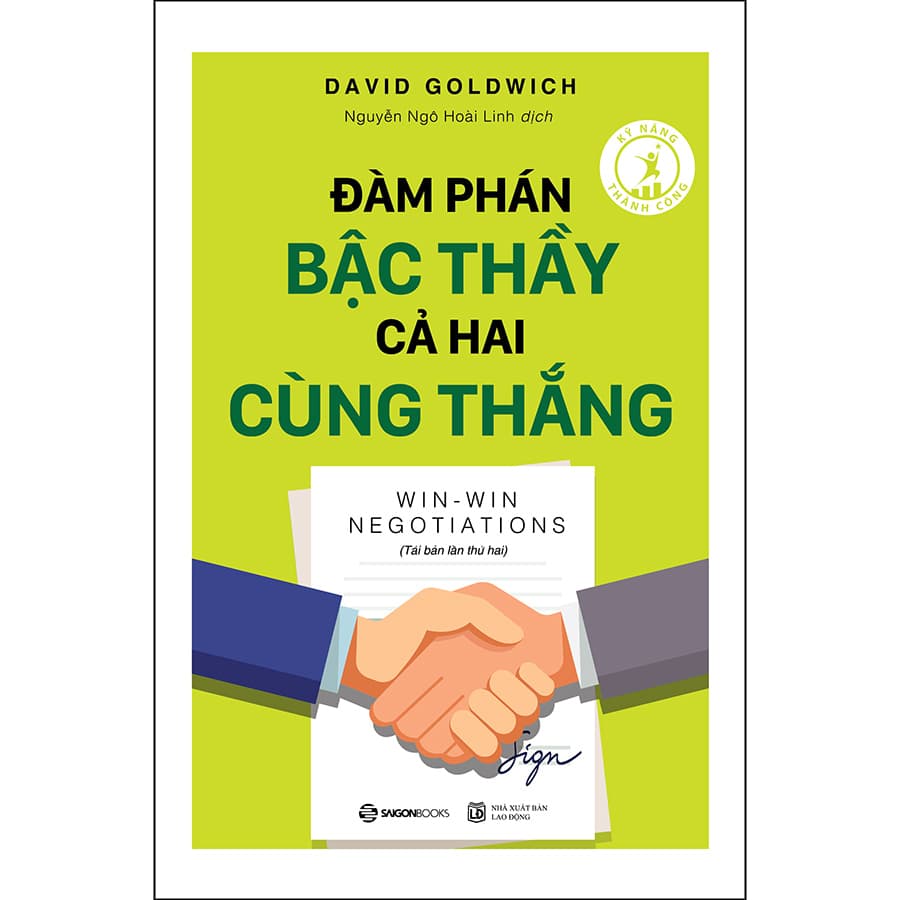 Sách Đàm Phán Bậc Thầy Cả Hai Cùng Thắng Tái Bản Lần 2 2020