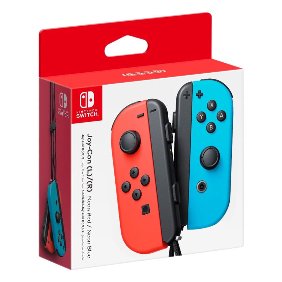 Tay Cầm Nintendo Switch Joy Con Neon RedNeon Blue Hàng Nhập Khẩu