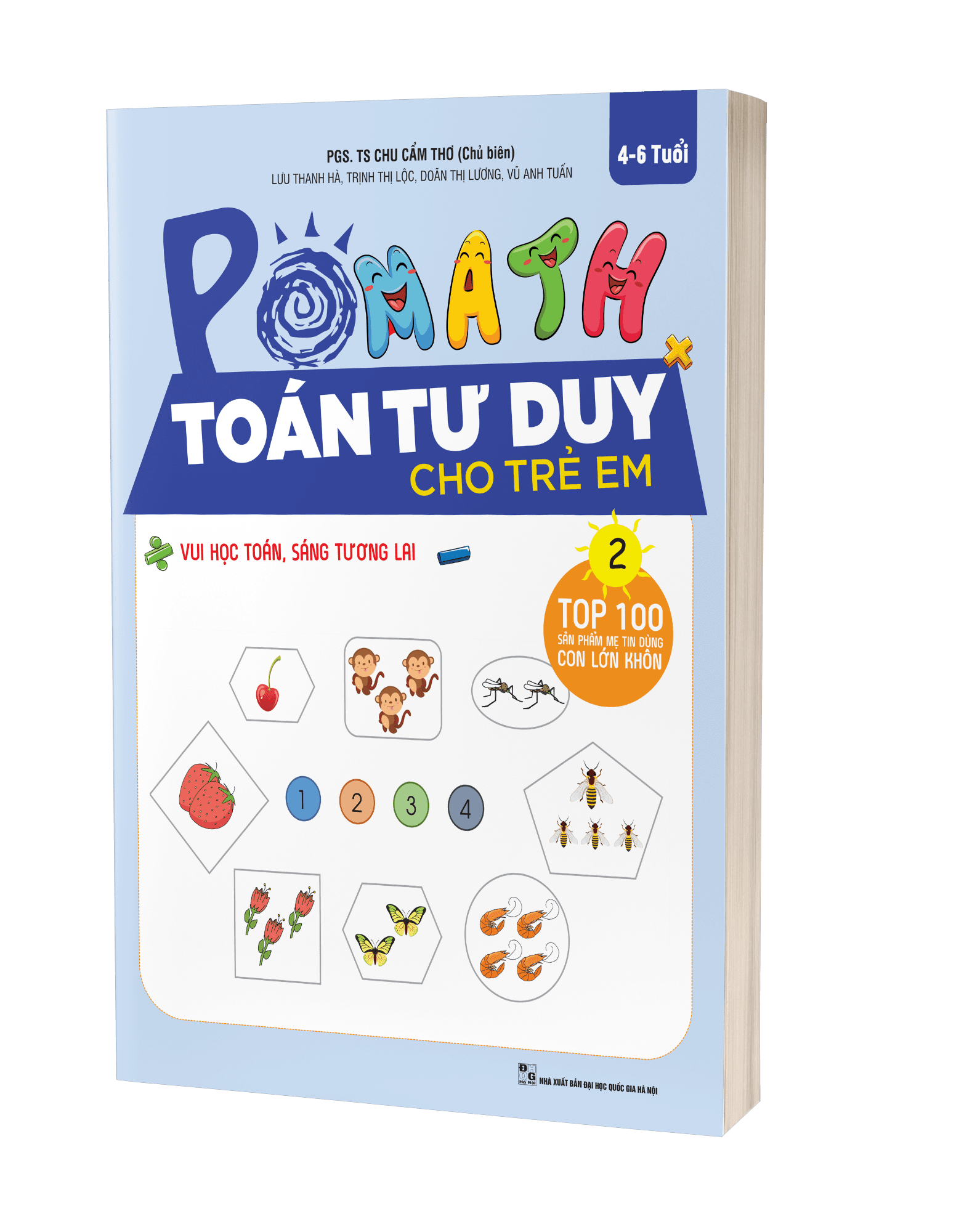 Sách POMath Toán Tư Duy Cho Trẻ Em 4 6 Tuổi Tập 2
