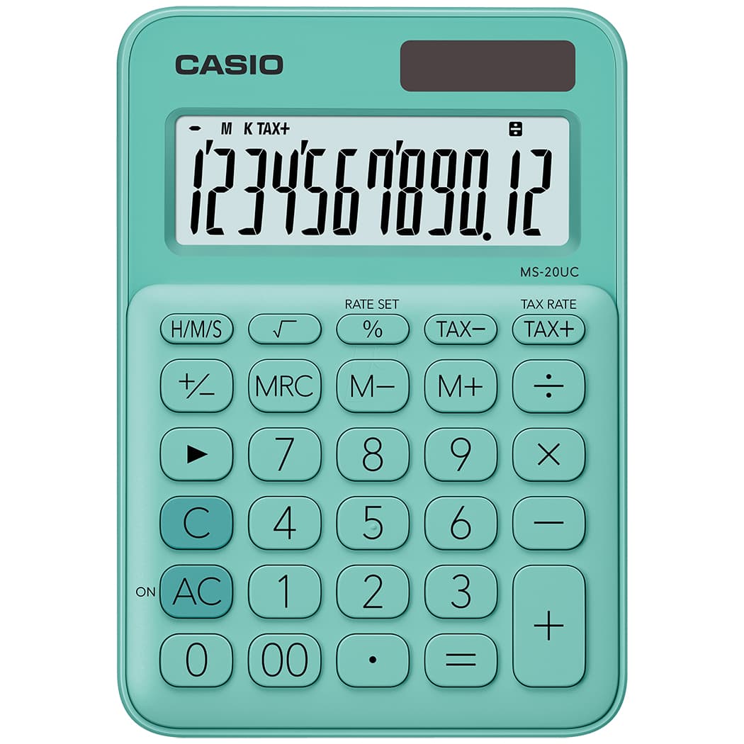 Máy tính Casio MS 20UC Xanh lá