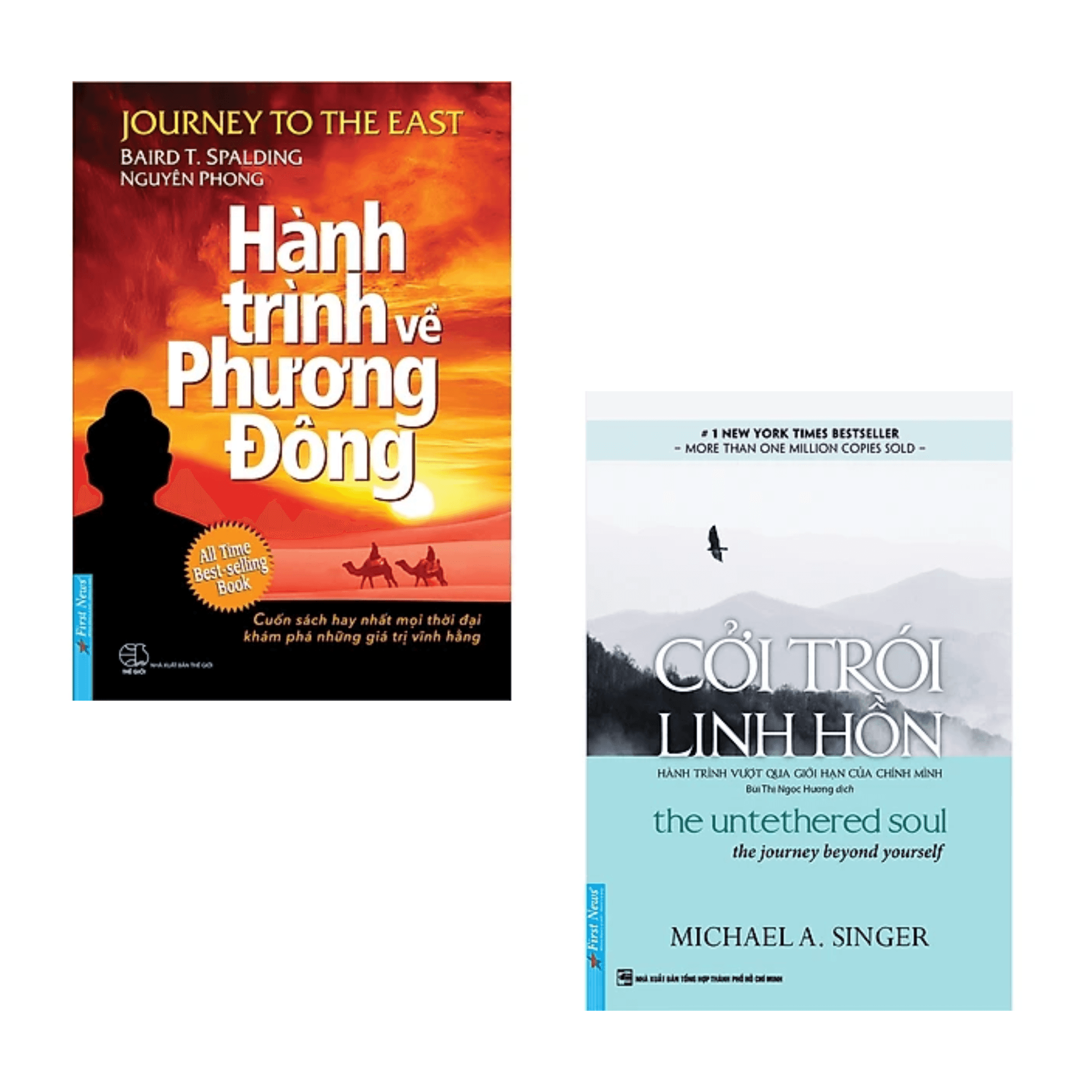 Combo 2 cuốn Tôn Giáo Hành Trình Về Phương Đông Bìa CứngTái Bản Cởi Trói Linh Hồn Tái Bản 2020