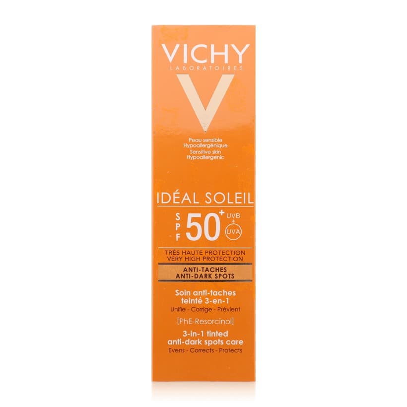 Vichy Kem Chống Nắng Ngăn Sạm Da &Giảm Thâm Nám Chống Tia UVA &UVB Ideal Soleil Anti Dark Spot SPF50 50ml