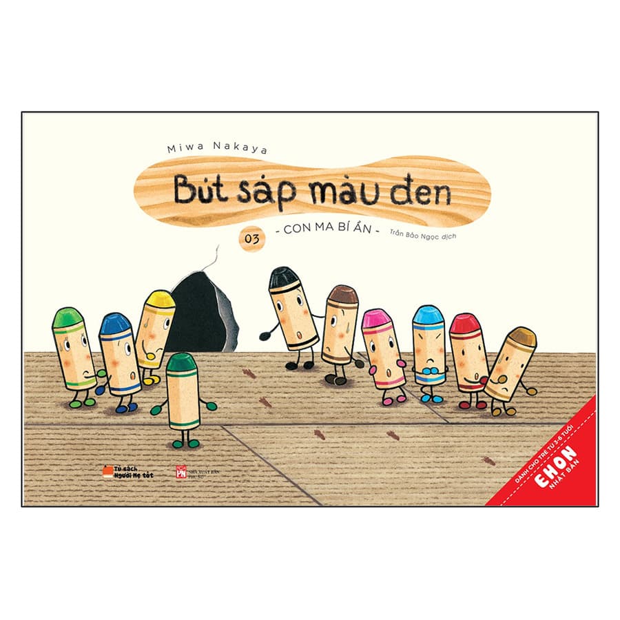 Sách Bút Sáp Màu Đen Tập 3 Con Ma Bí Ẩn