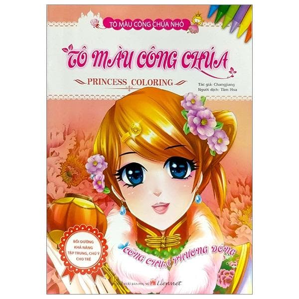 Sách Tô Màu Công Chúa Nhỏ Tô Màu Công Chúa Công Chúa Phương Đông