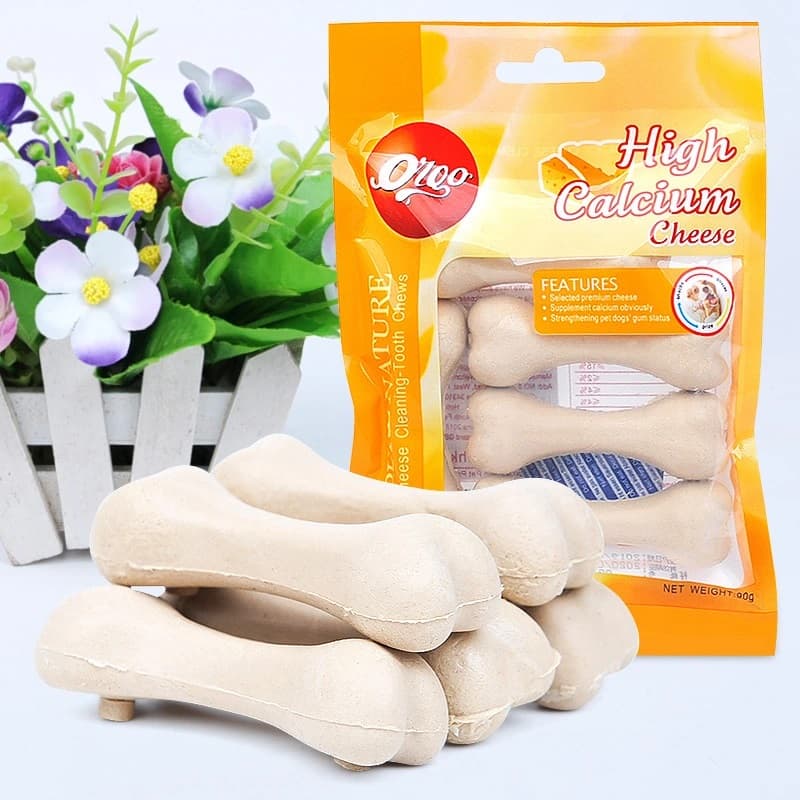 Xương ORGO Xương Gặm Sạch Răng Thơm Miệng Cho Chó Gói 90g PHÔ MAI