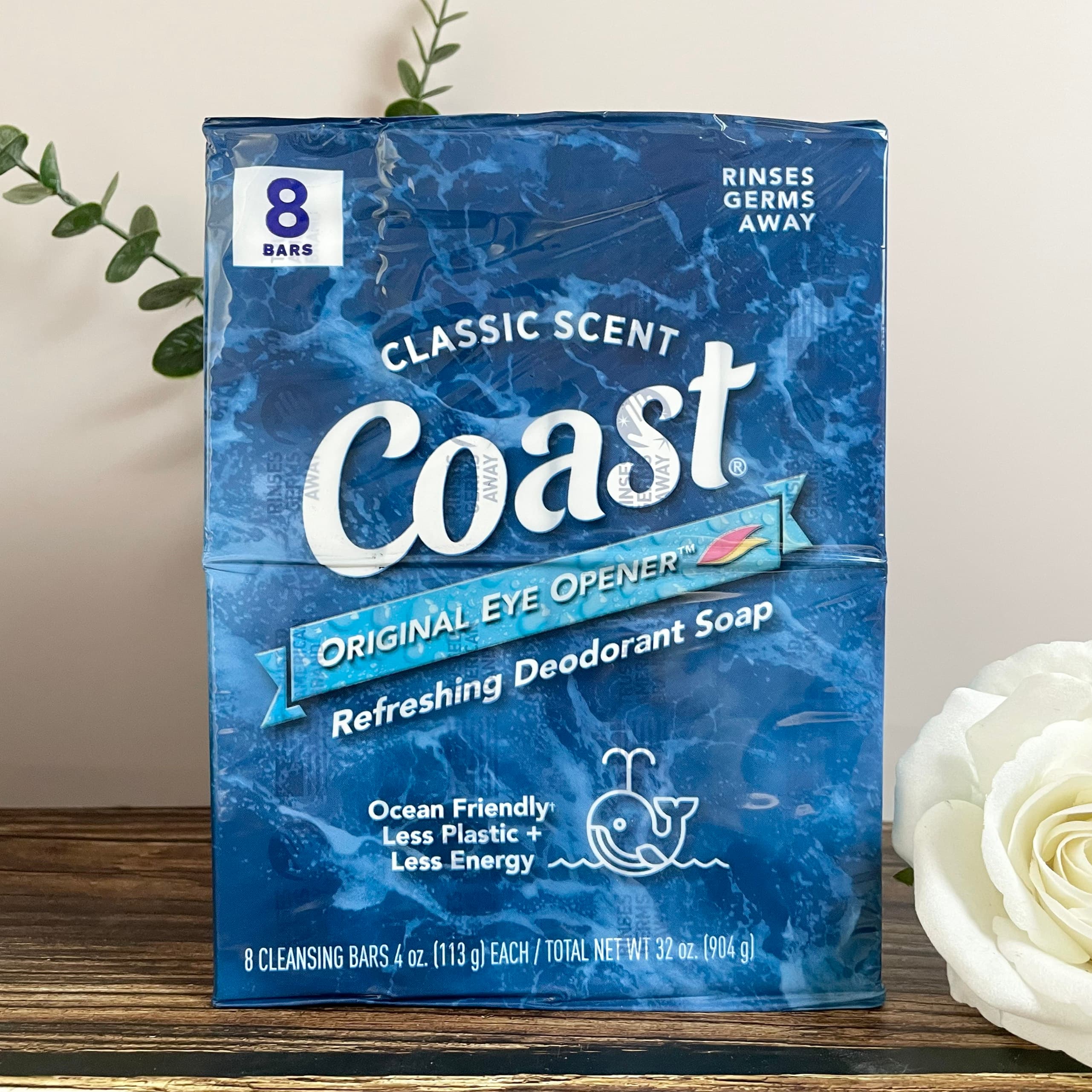 Xà phòng Coast Classic Scent Refreshing Deodorant Soap lốc 8 x113g Nhập khẩu Mỹ