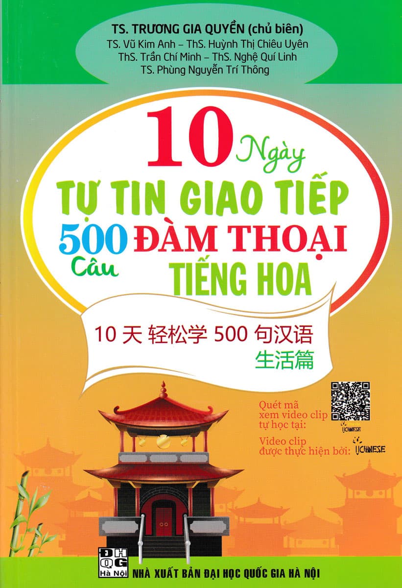 Sách 10 Ngày Tự Tin Giao Tiếp 500 Câu Đàm Thoại Tiếng Hoa