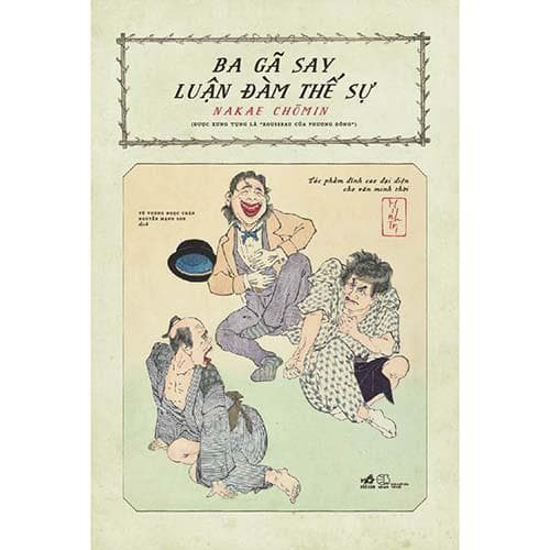 Sách Ba Gã Say Luận Đàm Thế Sự tặng kèm bookmark thiết kế