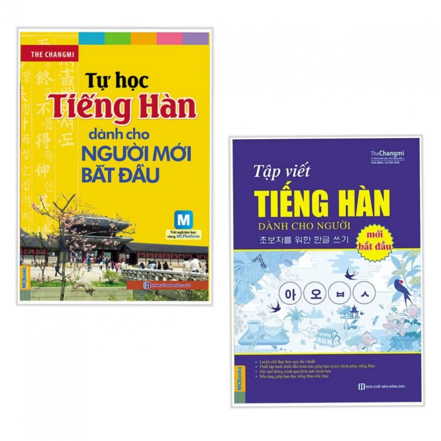 Combo Sách Học Tiếng Hàn Tự Học Tiếng Hàn Dành Cho Người Mới Bắt Đầu Tập Viết Tiếng Hàn Dành Cho Người Mới Bắt Đầu Tặng Bookmark