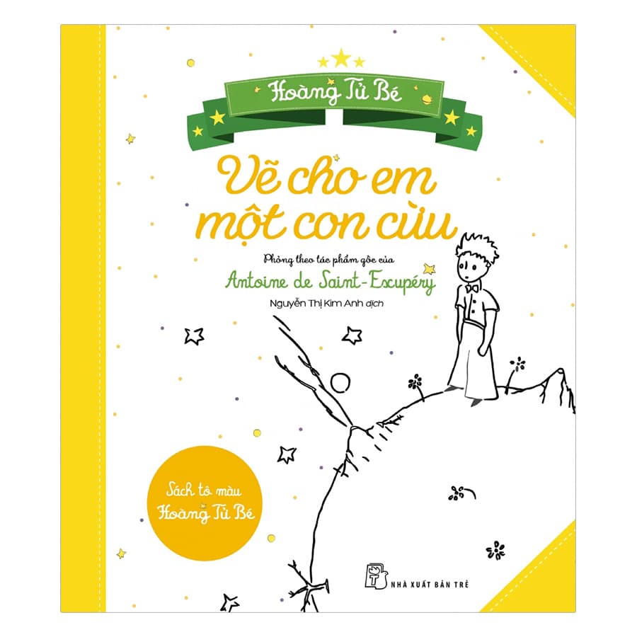 Vẽ Cho Em Một Con Cừu Sách Tô Màu Hoàng Tử Bé