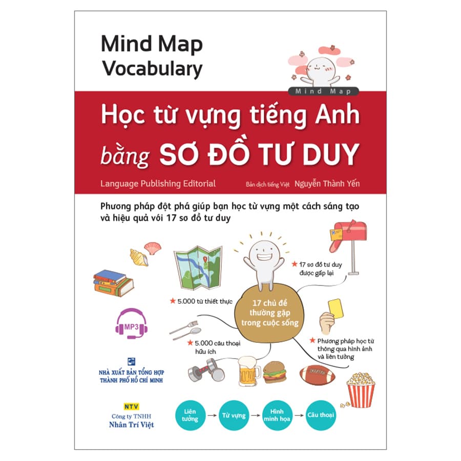 Sách Mind Map Vocabulary Học Từ Vựng Tiếng Anh Bằng Sơ Đồ Tư Duy Kèm file MP3