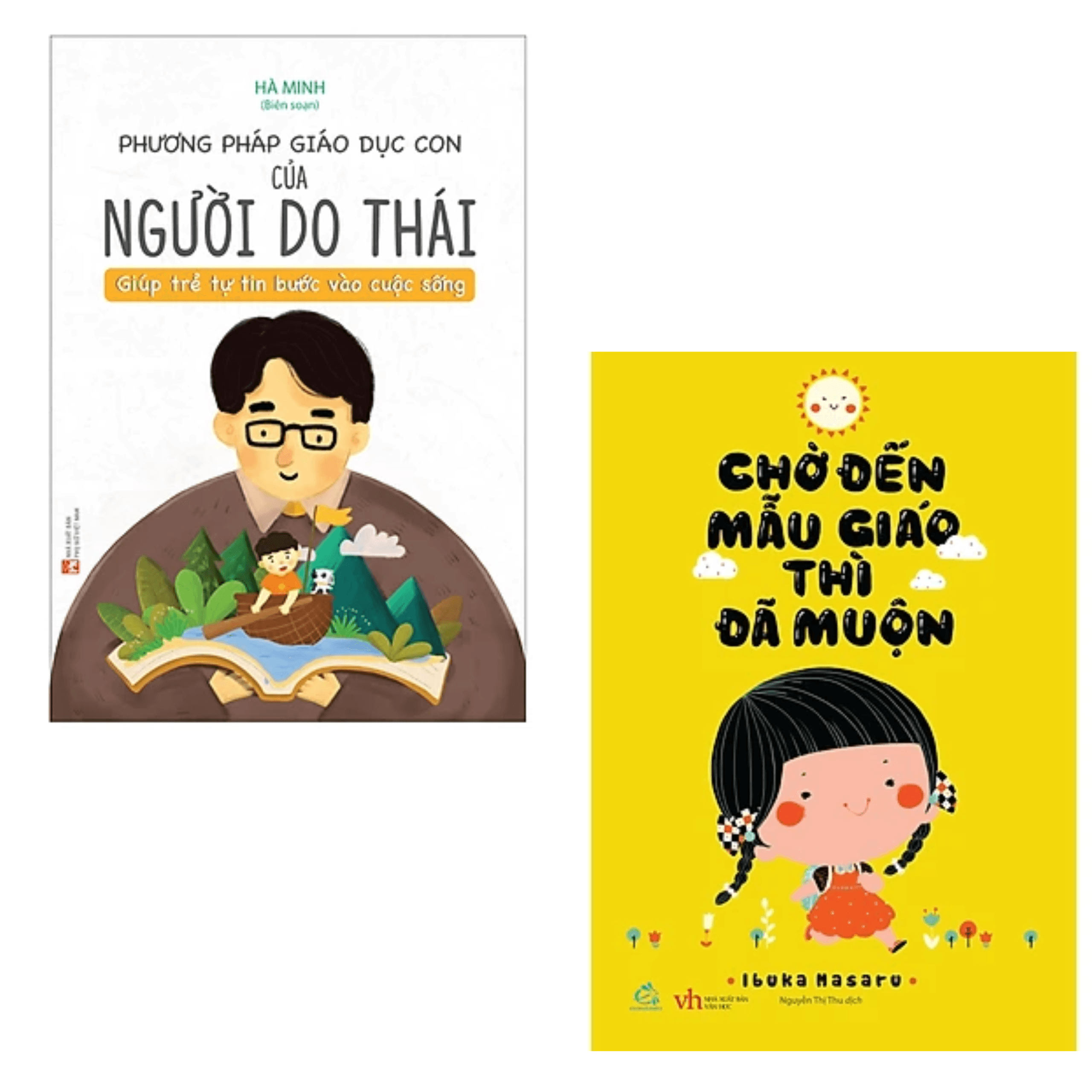 Combo 2 cuốn sách Làm Cha Mẹ Phương Pháp Giáo Dục Con Của Người Do Thái Giúp Trẻ Tự Tin Bước Vào Cuộc Sống Chờ Đến Mẫu Giáo Thì Đã Muộn