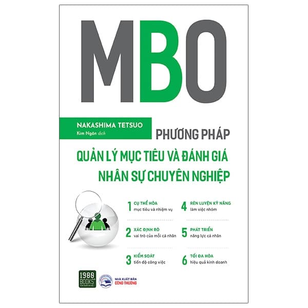 Sách MBO Phương pháp quản lý mục tiêu và đánh giá nhân sự chuyên nghiệp Nashimaka Tetsuo