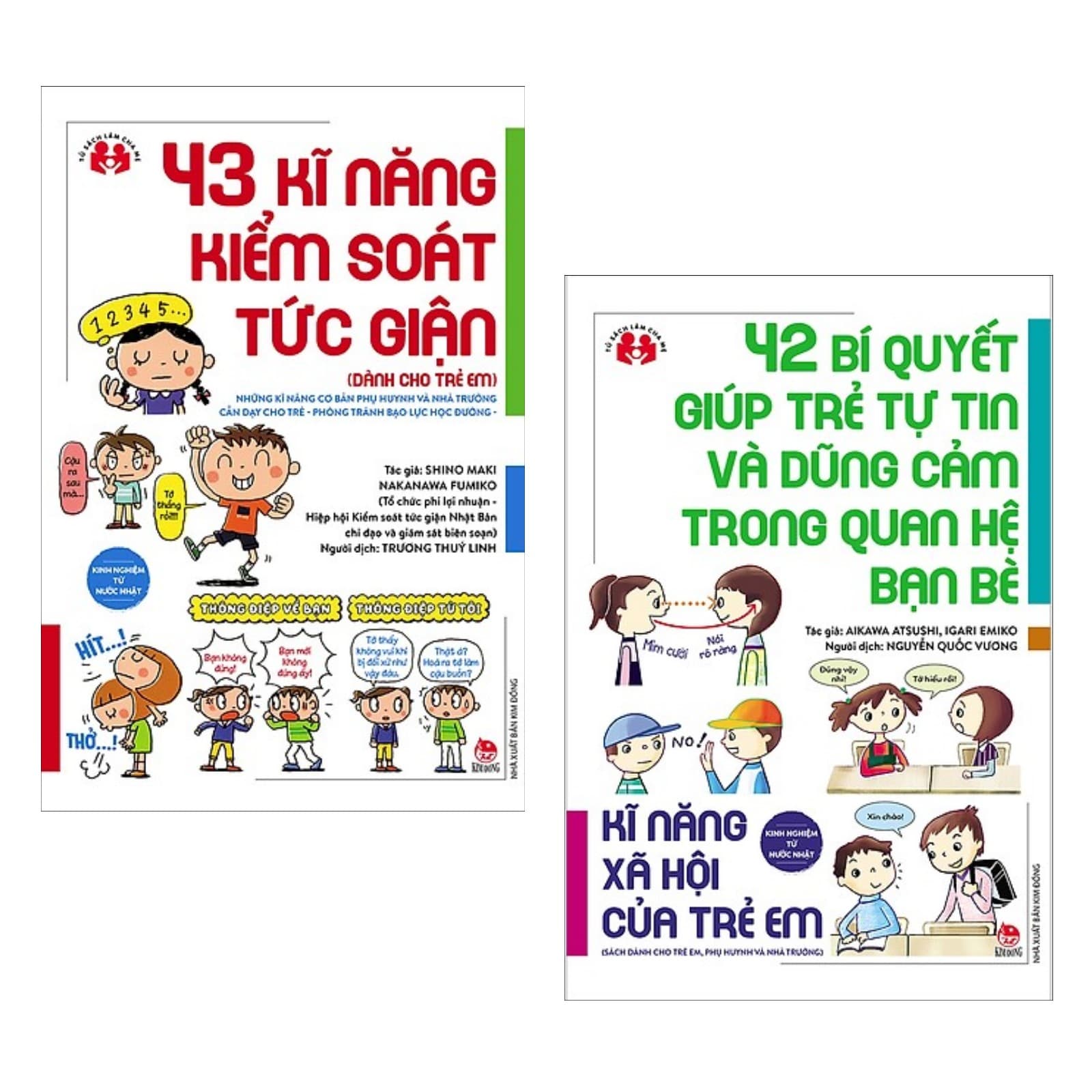 Combo Sách Mẹ Nhật Nuôi Dạy Con Kinh Ngiệm Từ Nước Nhật 42 Bí Quyết Giúp Trẻ Tự Tin Và Dũng Cảm Trong Quan Hệ Bạn Bè 43 Kĩ Năng Kiểm Soát Tức Giận Kĩ Năng Xã Hội Của Trẻ Em Tặng Kèm Postcard Siêu Dễ Thương