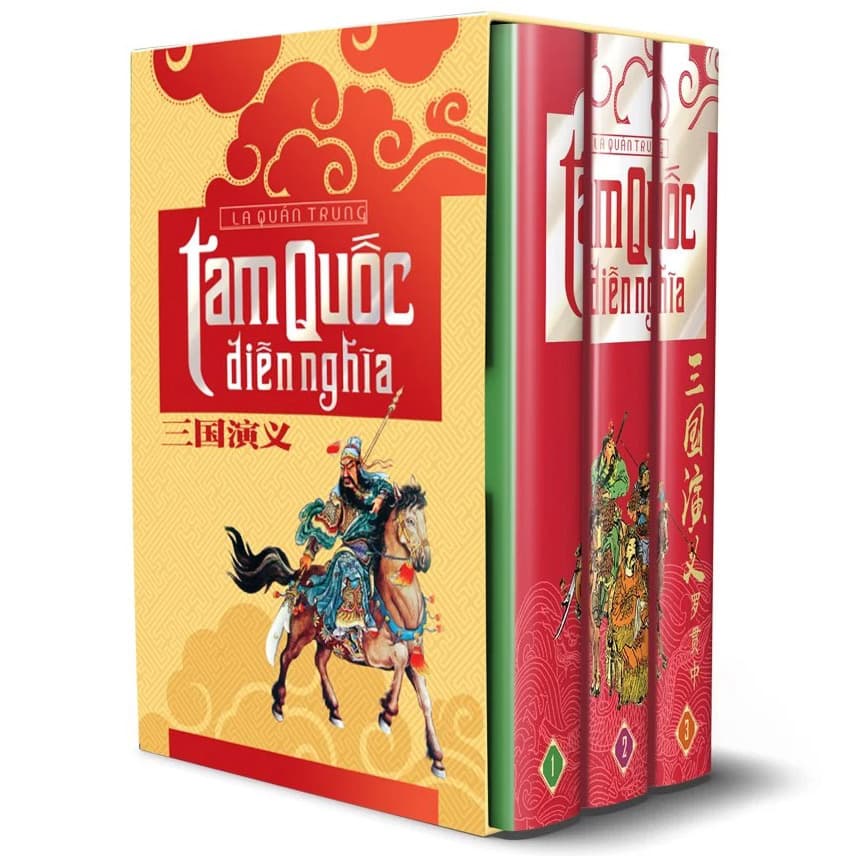 Sách Boxset Tam Quốc Diễn Nghĩa 3 tập