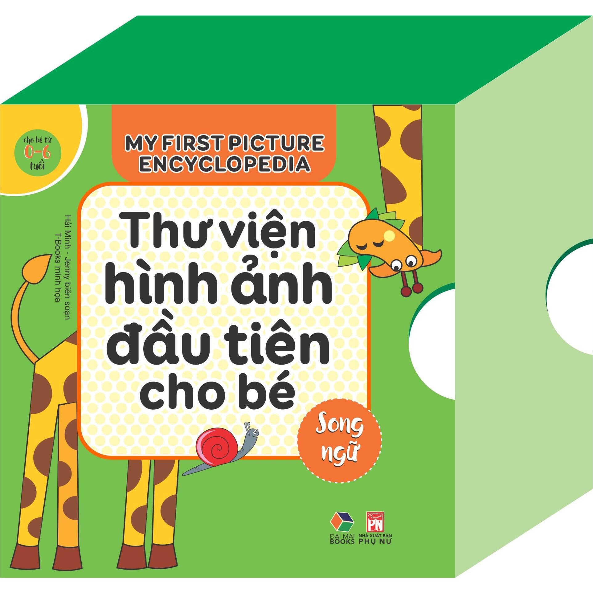 Sách Bộ 8 quyển My First picture Encyclopedia Thư viện hình ảnh đầu tiên cho bé Song ngữ cho bé từ 0 6 tuổi
