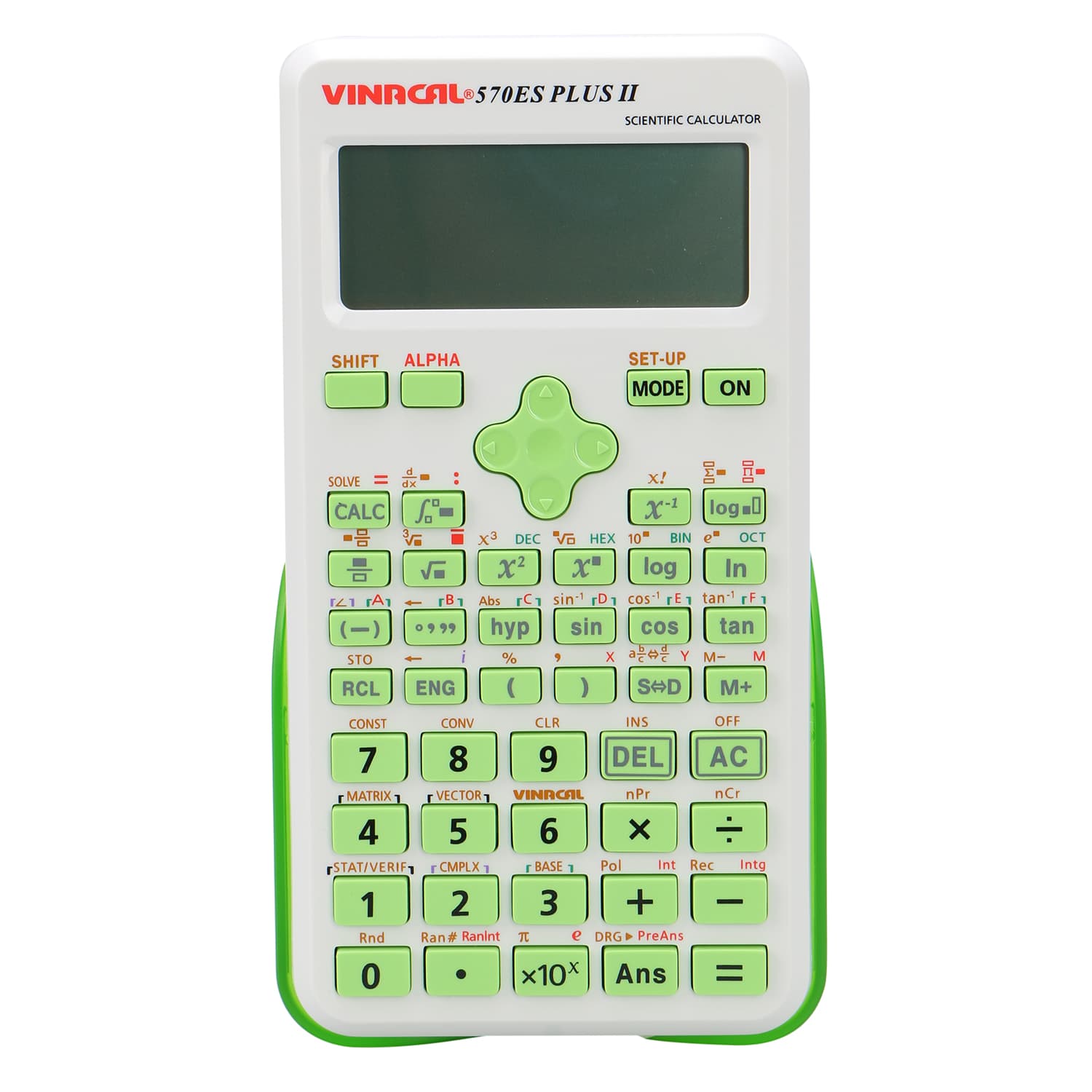 Máy Tính Học Sinh Vinacal 570ES Plus II Xanh lá