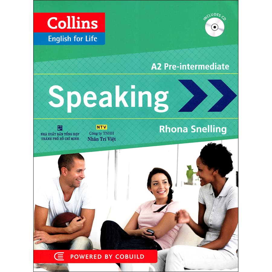 Sách Collins Speaking A2 Pre Intermediate Kèm file MP3 Tái Bản 2020