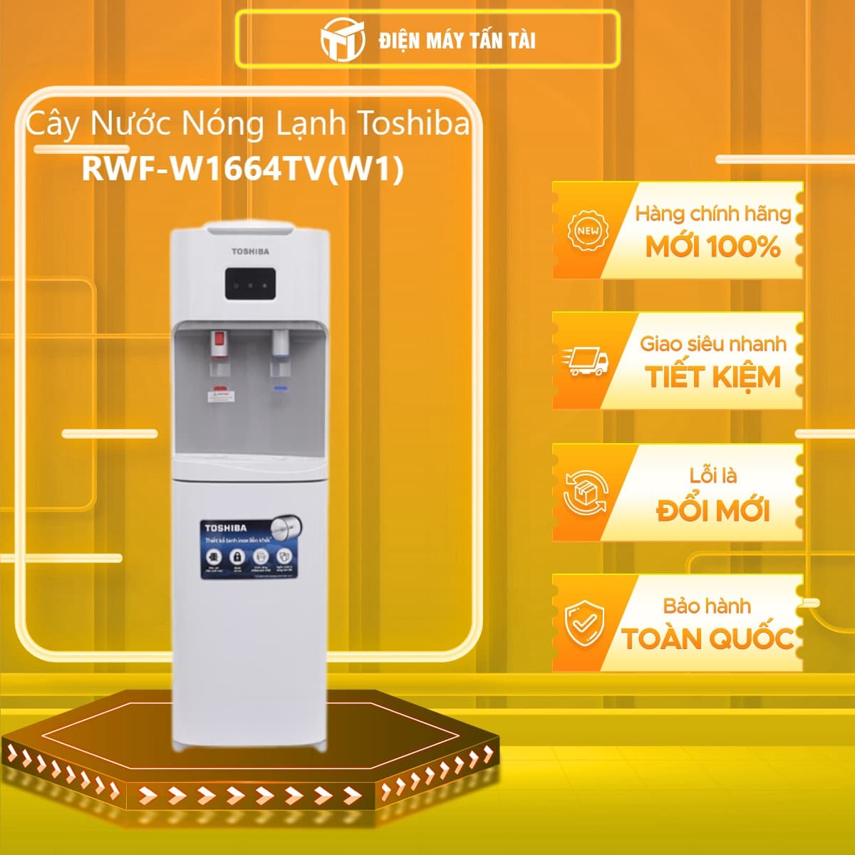 Cây Nước Nóng Lạnh Toshiba RWF W1664TVW1 670W