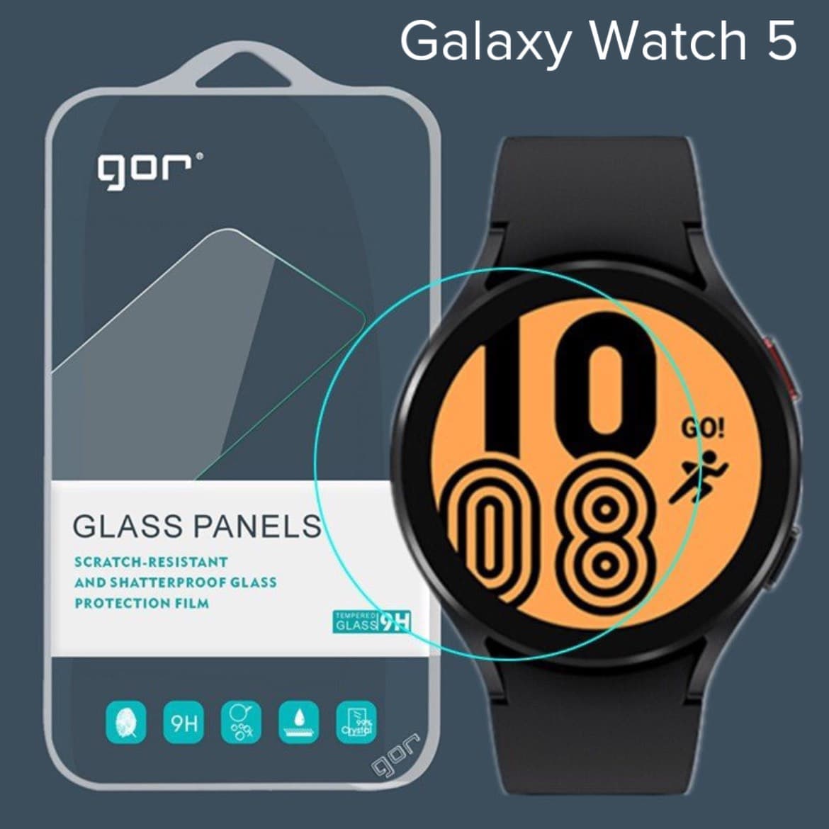 Dán cường lực GOR cho Smartwatch Galaxy Watch 5 Galaxy Watch 5 Pro Size 404445mm Galaxy Watch 5 44mm