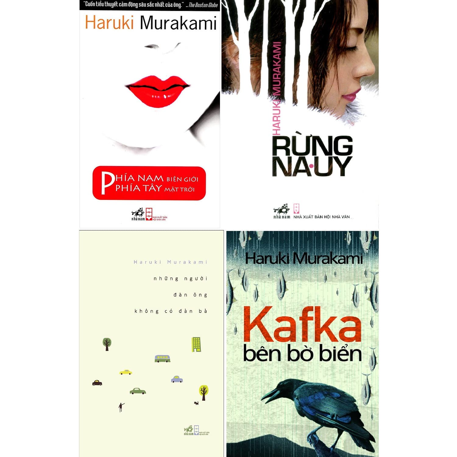 Combo Sách 4 Cuốn Của Tác Giả Haruki Murakami