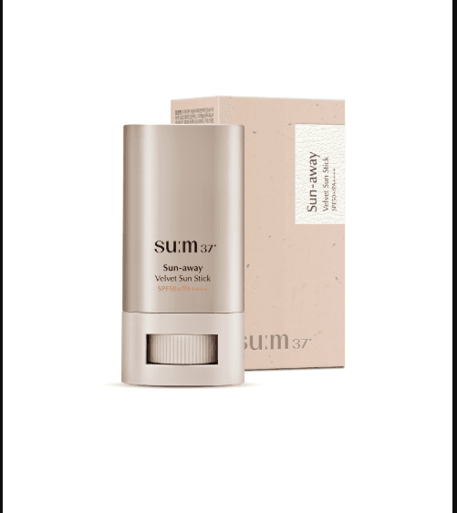 Chống nắng dạng thỏi dưỡng trắng cải thiện nếp nhăn Sum37 Sun away Velvet Sun Stick SPF50PA 18g