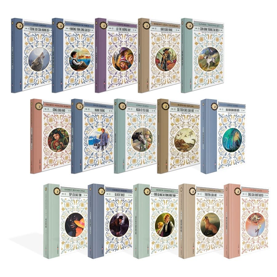 Bộ Văn Học Kinh Điển Dành Cho Thiếu Nhi 15 quyển BOOKCITY