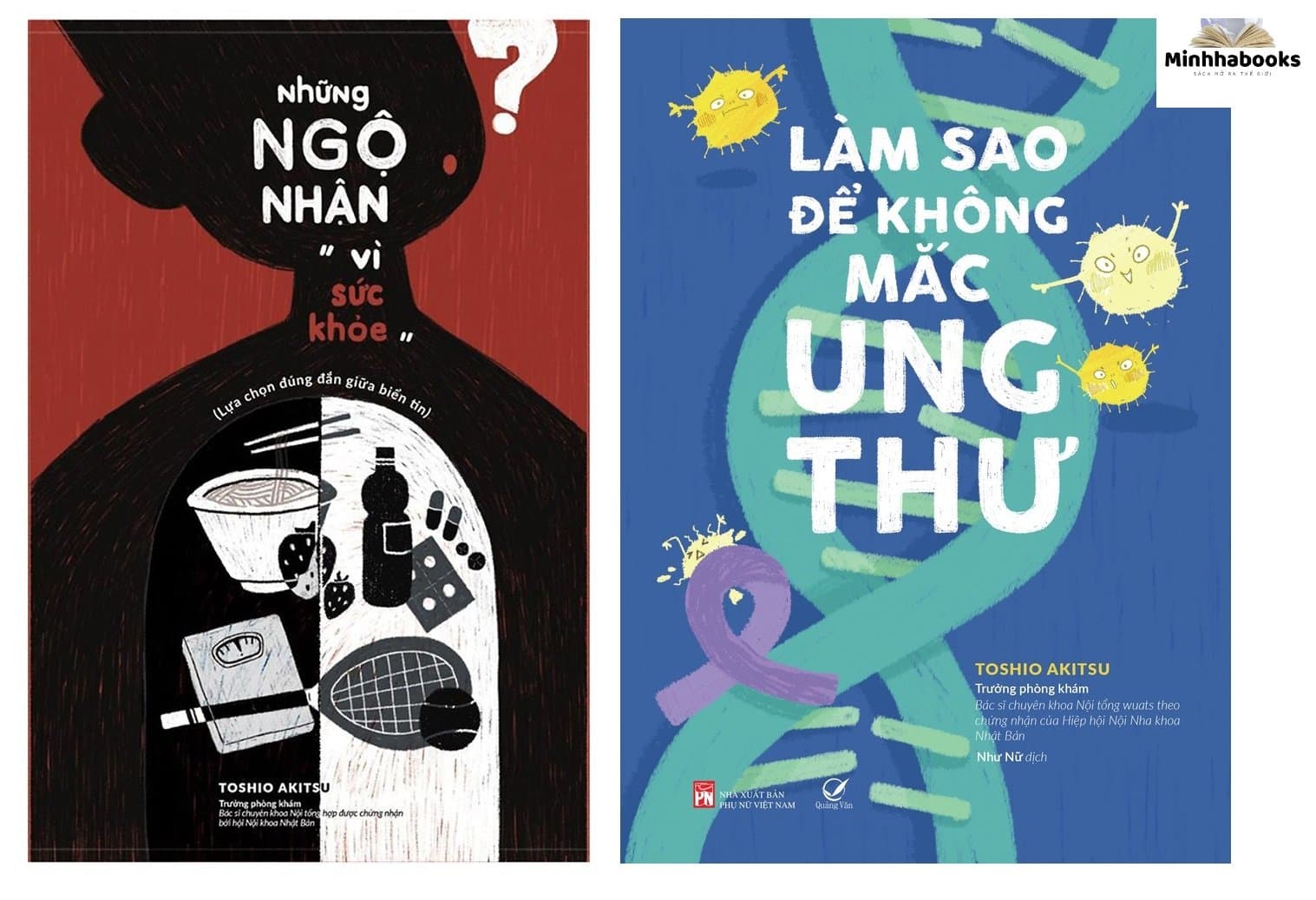 Combo Sách Làm sao để không mắc ung thư Những Ngộ Nhận Vì Sức Khỏe