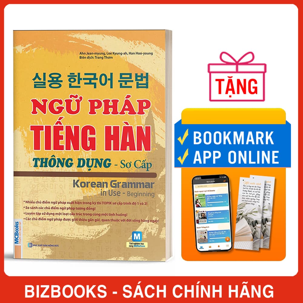 Sách Ngữ Pháp Tiếng Hàn Thông Dụng Sơ Cấp