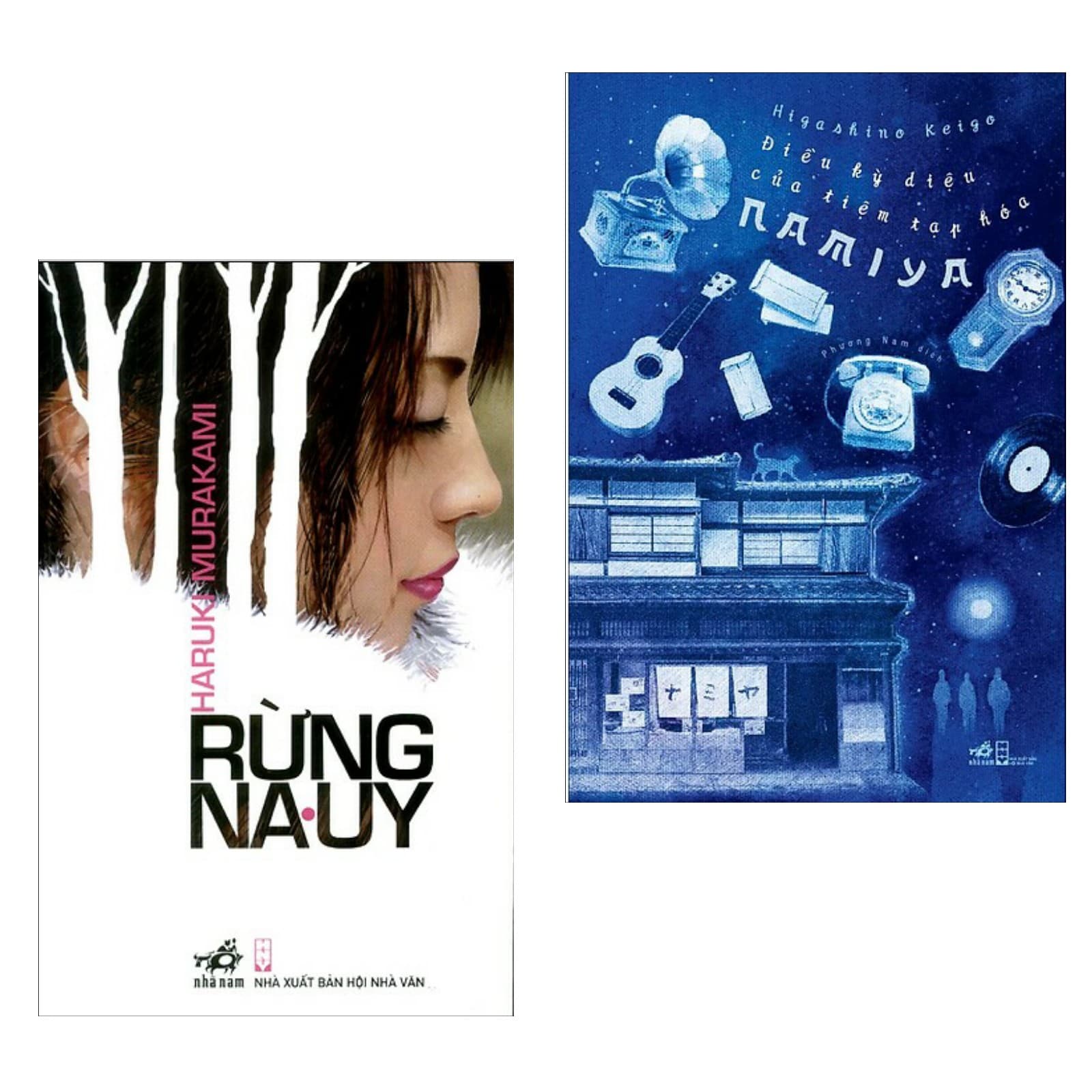 Combo 2 Cuốn Tiểu Thuyết Cực Hay Rừng Na Uy Điều Kỳ Diệu Của Tiệm Tạp Hóa Namiya Tặng kèm Bookmark Happy Life