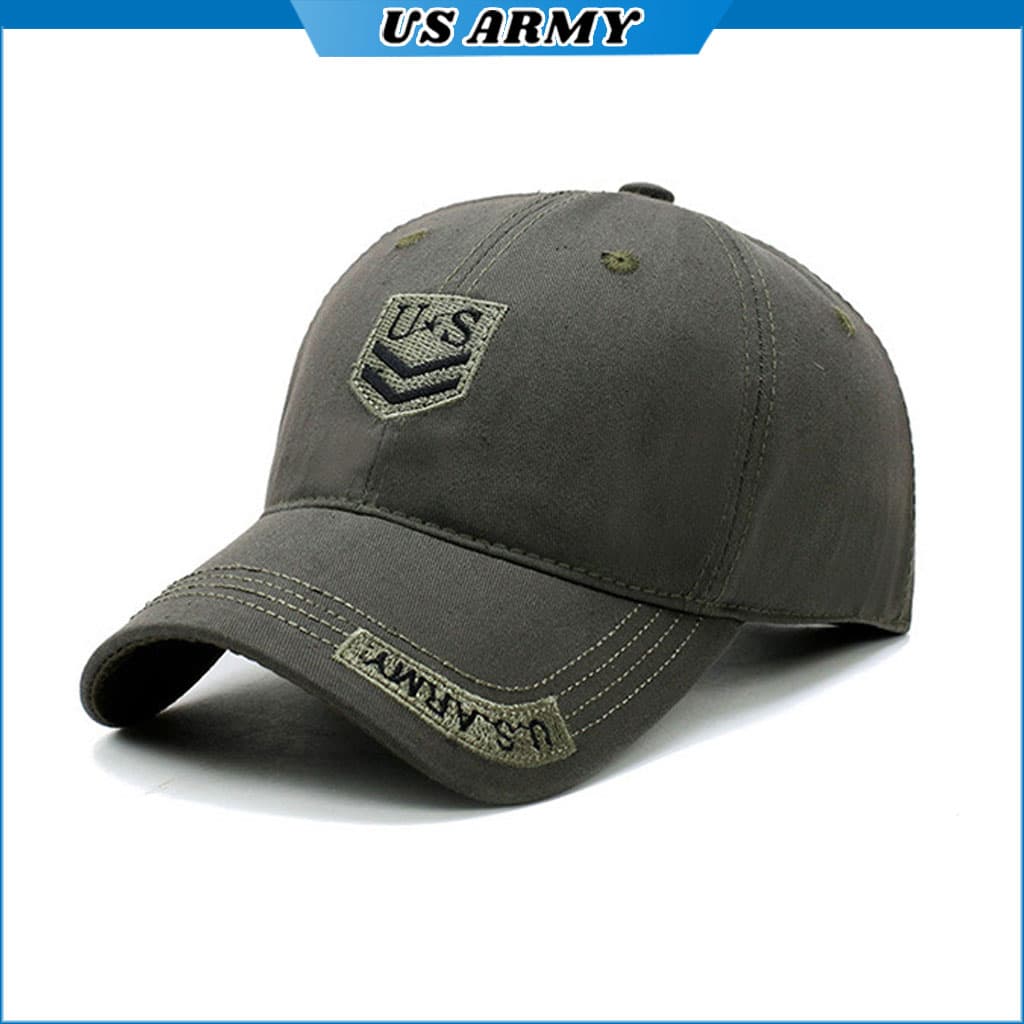Mũ Lưỡi Trai Lính Mỹ US ARMY U890 Nón Lưỡi Trai Rằn Ri Đi Phượt Phong Cách Lính Xanh rêu