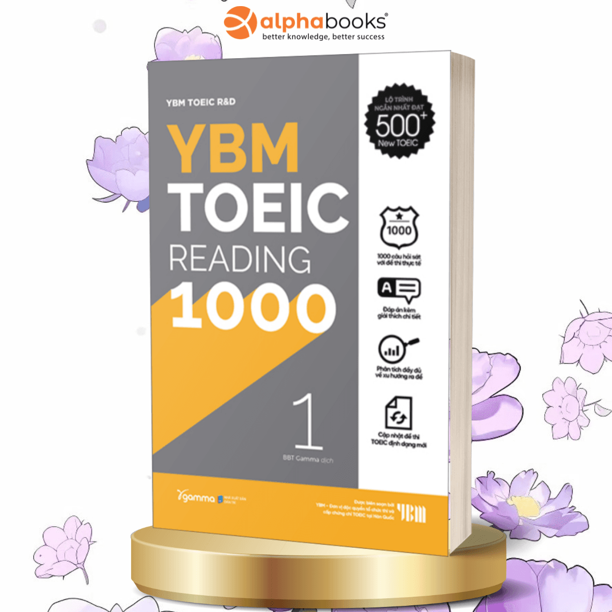 Sách YBM Actual Toeic Tests RC 1000 Vol 1