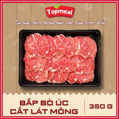 HCM Bắp bò Úc cắt lát mỏng 350g Thích hợp với các món lẩu bún cà ri nướng ... Giao nhanh TPHCM