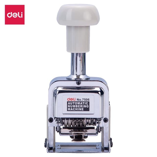 Dấu nhảy tự động Deli E7506 E7507 E7508 E7509 E7510 6 số E5706