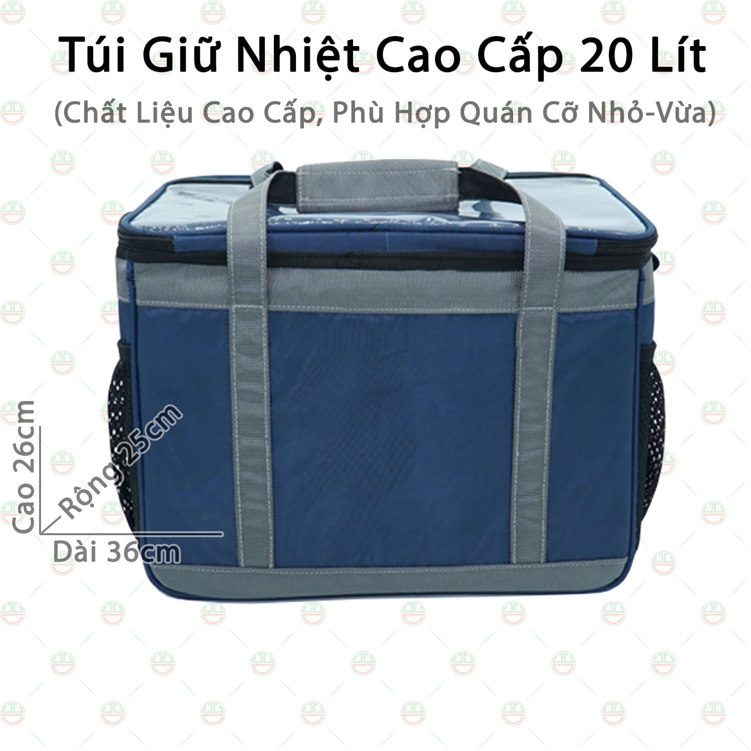 Loại Tốt Túi Giữ Nhiệt 20Lít Màu Xanh Đen