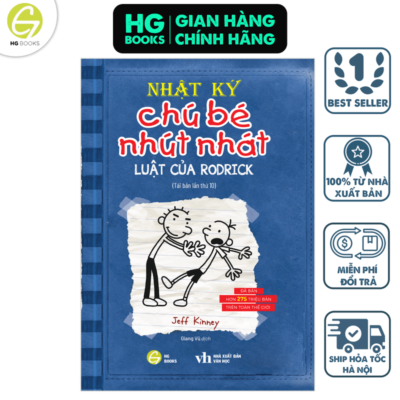 Nhật Ký Chú Bé Nhút Nhát Tập 2 Luật của Rodrick Phiên bản Tiếng Việt