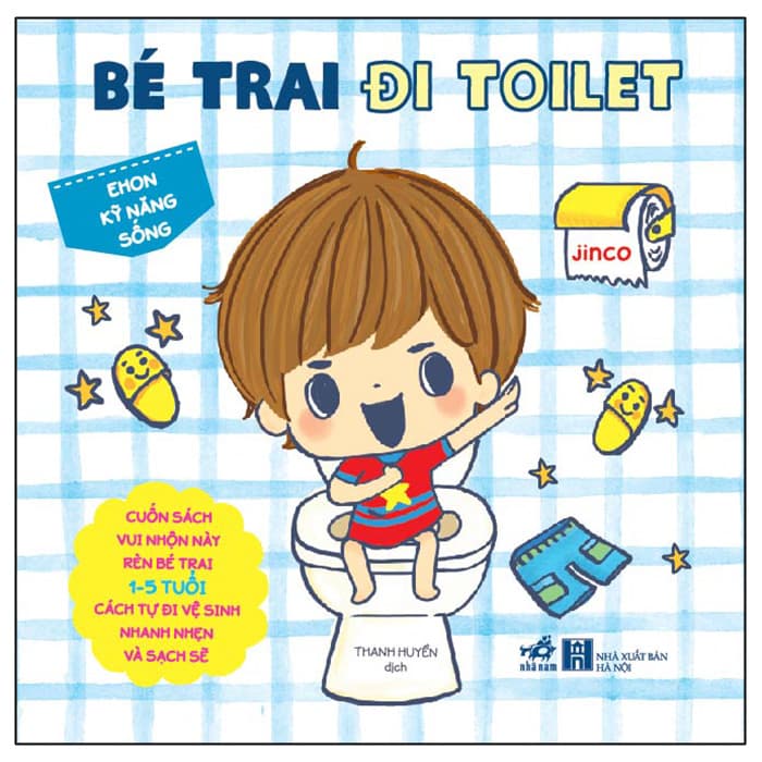 Sách Ehon Kỹ Năng Sống Bé Trai Đi Toilet