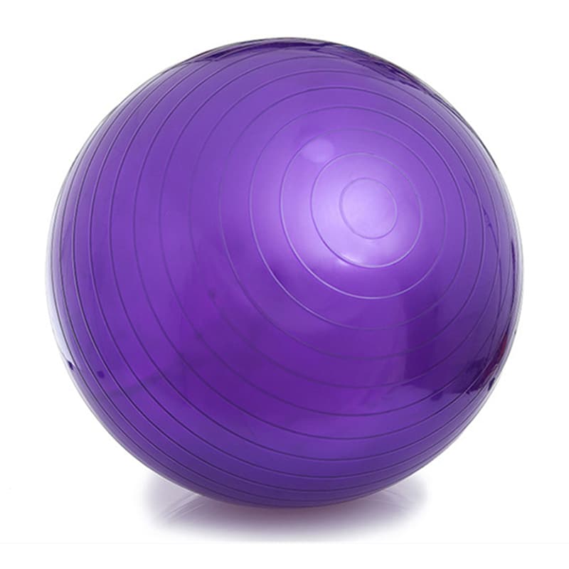 KHÔNG KÈM BƠM BG Bóng Tập Yoga 45cm 55cm 65cm 75cm 85cm Bóng Yoga Tròn Cỡ Đại Cao Cấp Hàng nhập khẩu Tím 55 cm