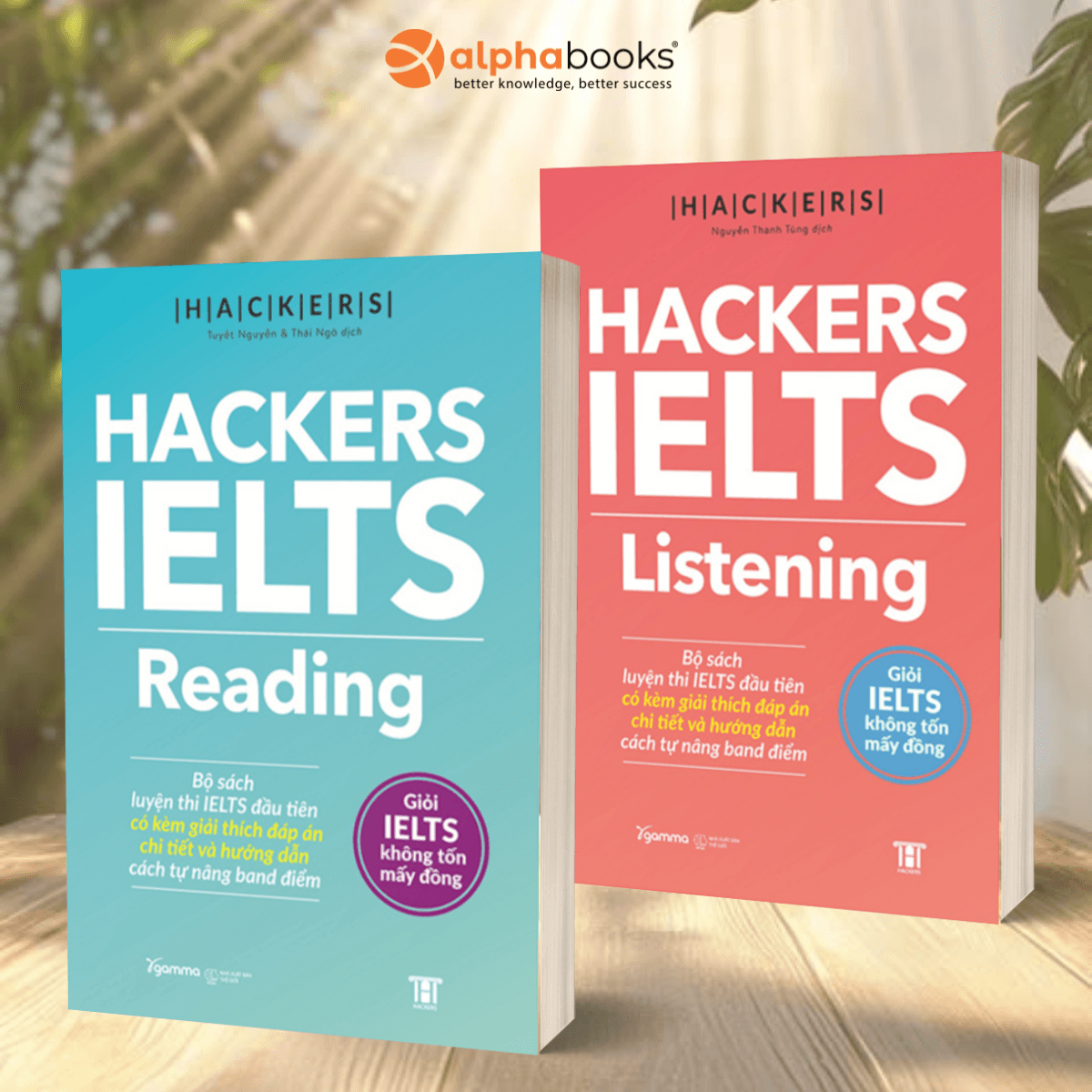 Combo 2 Cuốn Hackers IELTS Hackers IELTS Listening Hackers IELTS Reading