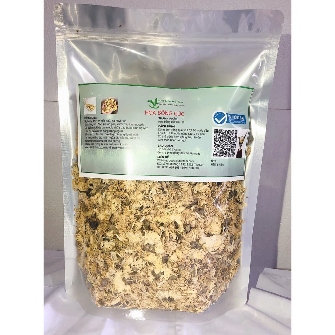 1kg Trà hoa cúc Sấy thăng hoa