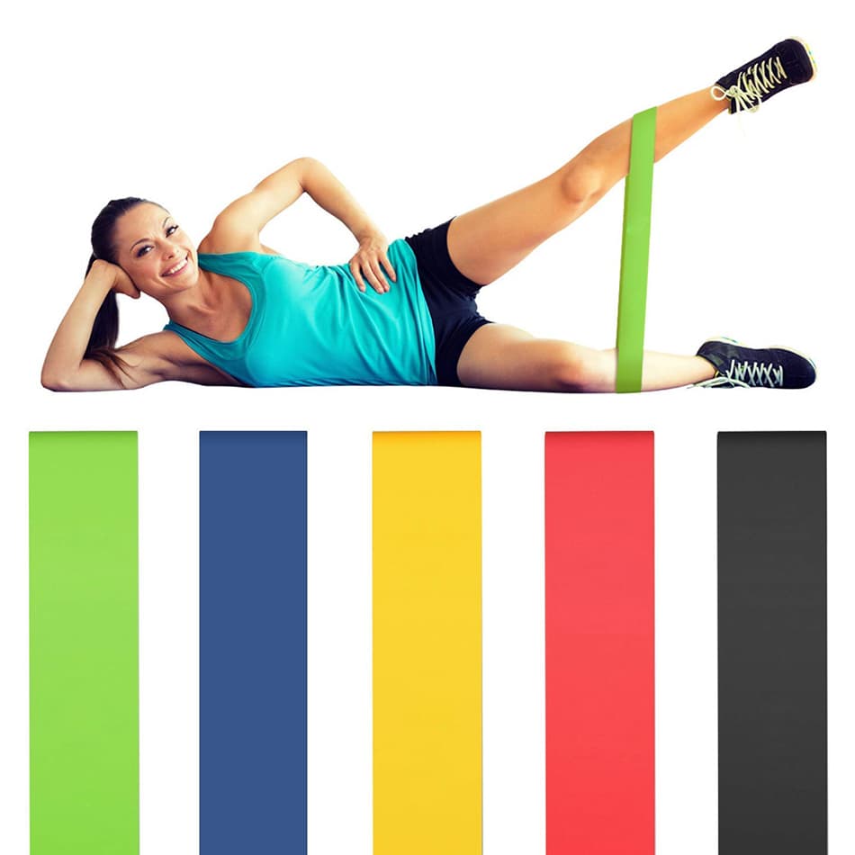 Bộ 5 dây đàn hồi tập gym dây đàn hồi kháng lực cao cấp dây đàn hồi tập thể dục tại nhà cho nam và nữ REXCHI