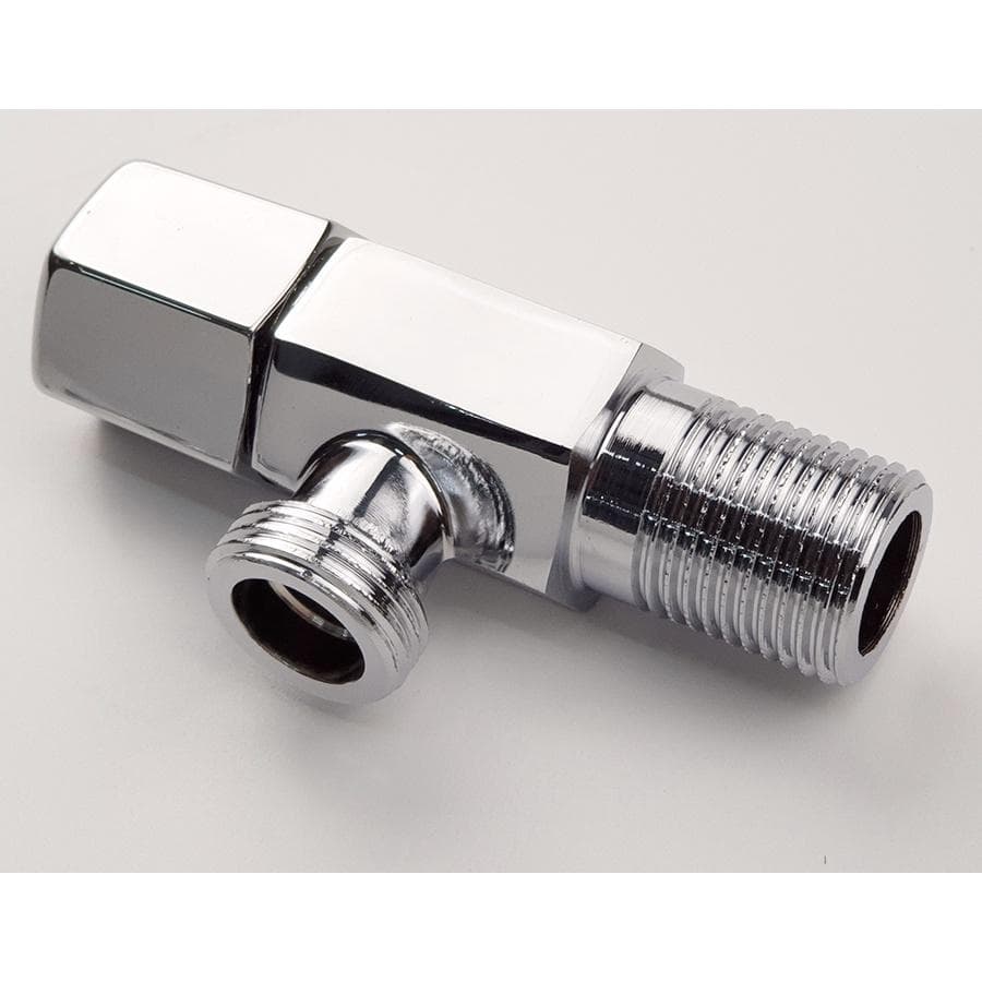 Van giảm áp và khóa đường nước Đồng mạ Chrome Eurolife EL VG01 Trắng bạc