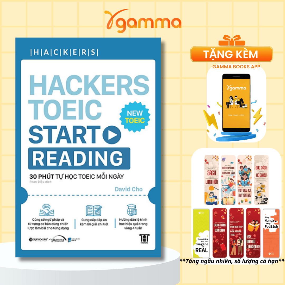 Sách Hackers Toeic Start Reading 30 Phút Tự Học TOEIC Mỗi Ngày