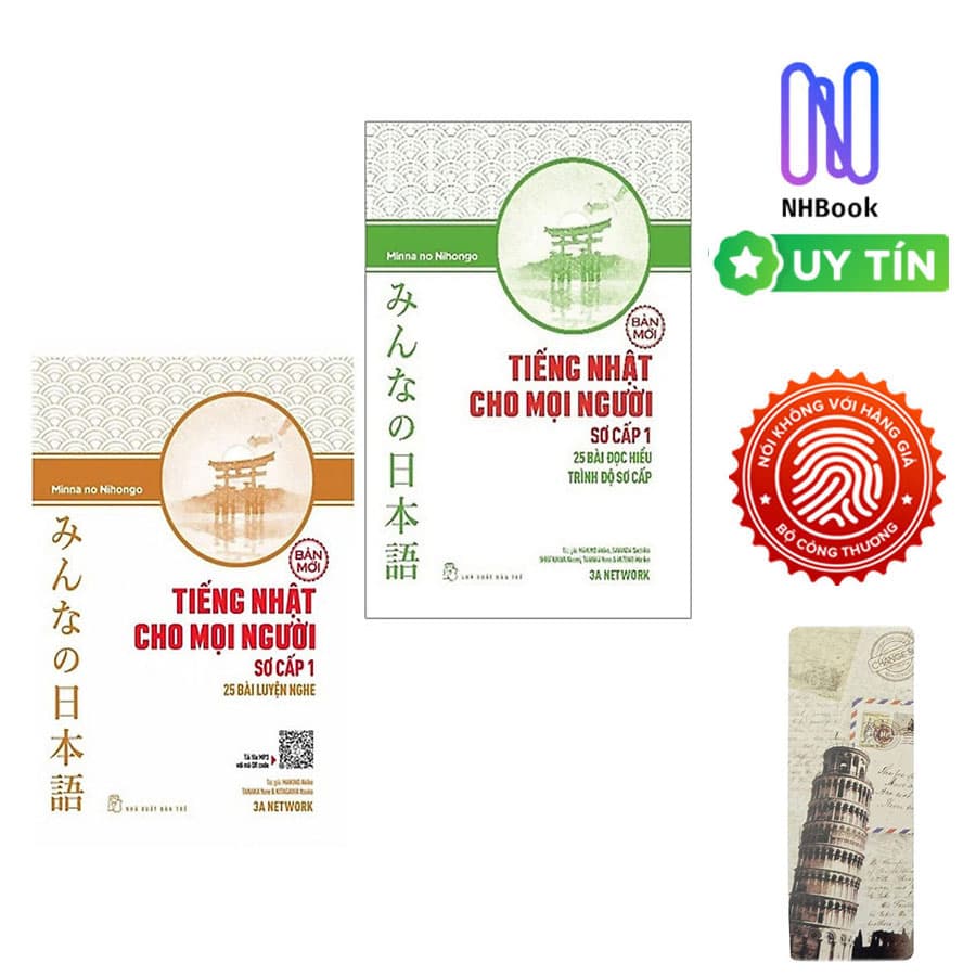 Combo Minna No Nihongo Tiếng Nhật Cho Mọi Người Sơ Cấp 1 25 Bài Đọc Hiểu Trình Độ Sơ Cấp 25 Bài Luyện Nghe Bộ Sách Nâng Cao Kỹ Năng Nghe Và Đọc Hiểu Tiếng Nhật Hiệu Qủa Nhất Dành Cho Người Việt Tặng Kèm Bookmark Green Life