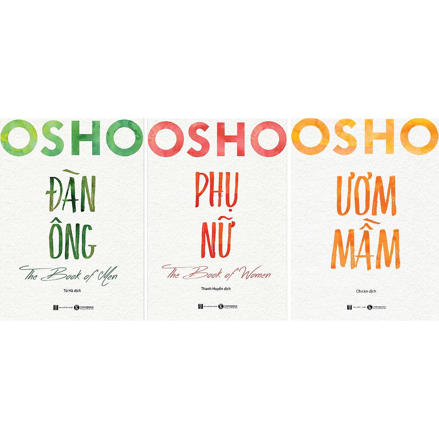 Combo Sách Osho Đàn Ông Đàn Bà Ươm Mầm