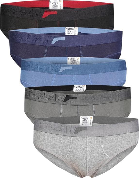 Combo 5 Quần Lót Nam Freeman 6036 CB5 XXL Size XXL