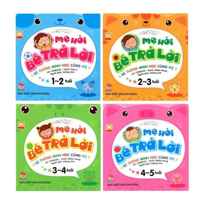 Mẹ hỏi bé trả lời trọn bộ 4 cuốn